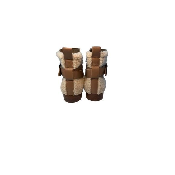   kelsi Dagger Sherpa suede moto bpots size 7  Anthropology - Picture 8 of 11